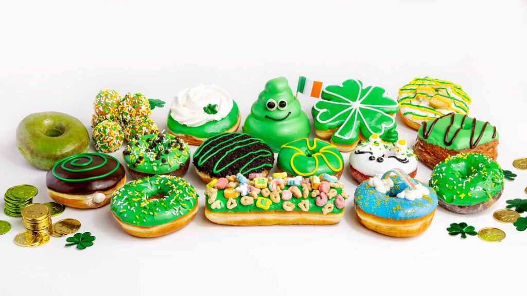 St. Patrick's Day doughnuts