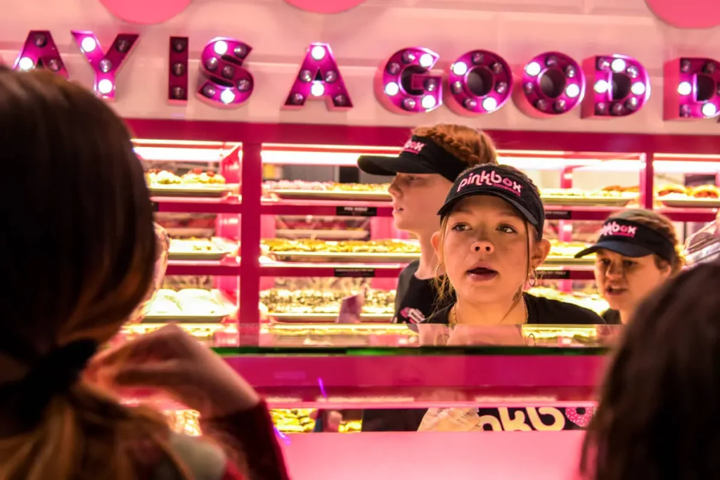 Pinkbox Doughnuts grand opening celebration in Pahrump