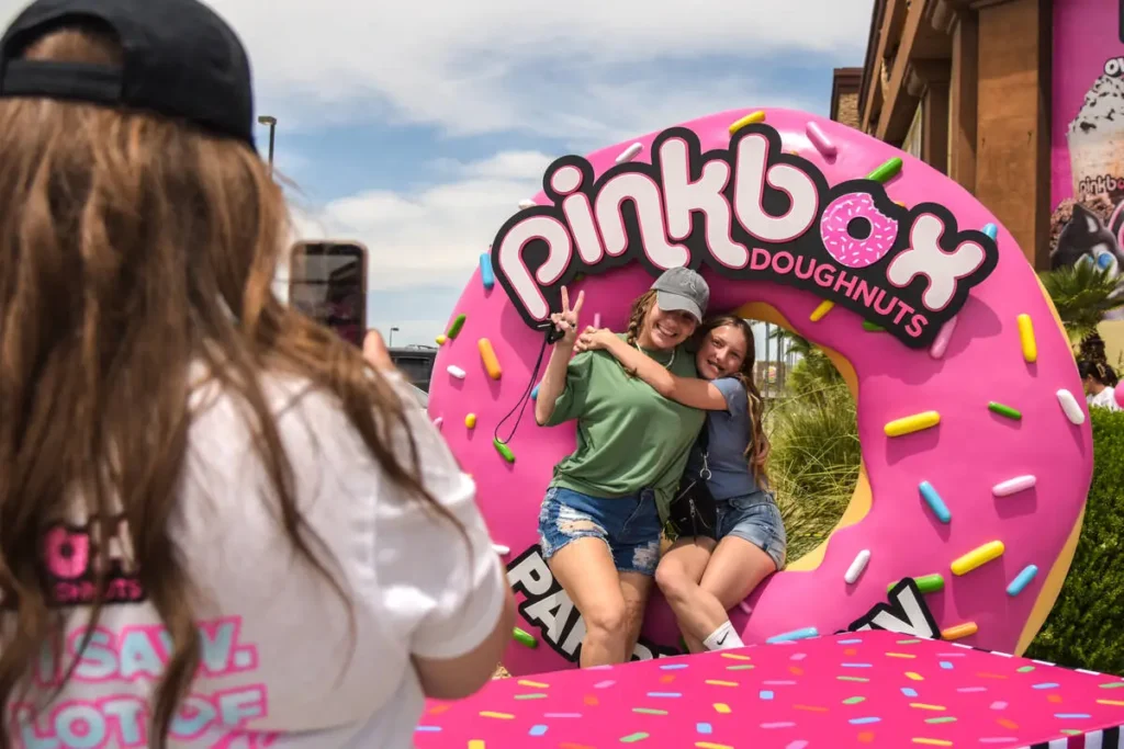 Pinkbox Doughnuts grand opening celebration in Pahrump