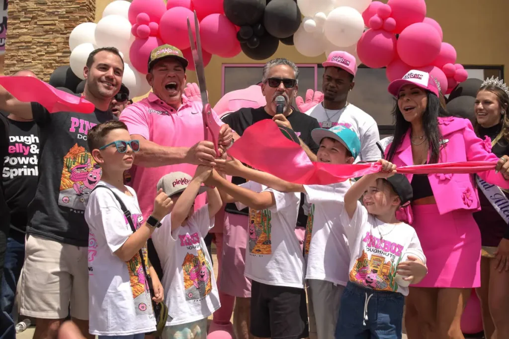 Pinkbox Doughnuts grand opening celebration in Pahrump