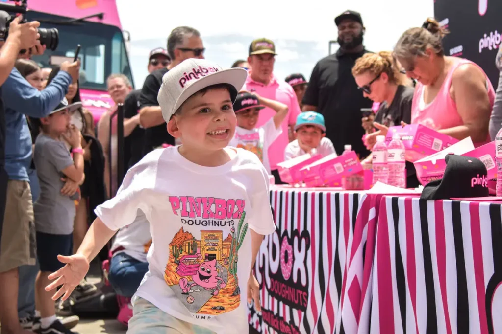 Pinkbox Doughnuts grand opening celebration in Pahrump