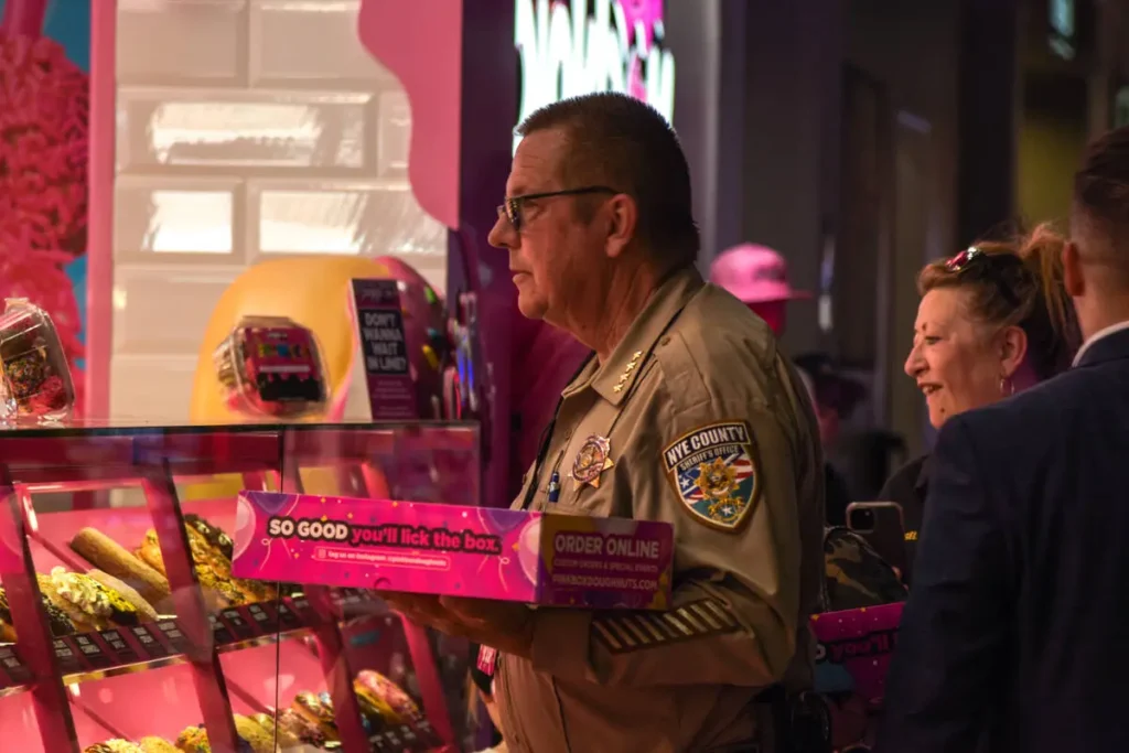 Pinkbox Doughnuts grand opening celebration in Pahrump