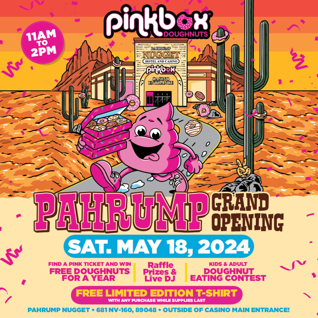 Pinkbox Doughnuts grand opening in Pahrump NV