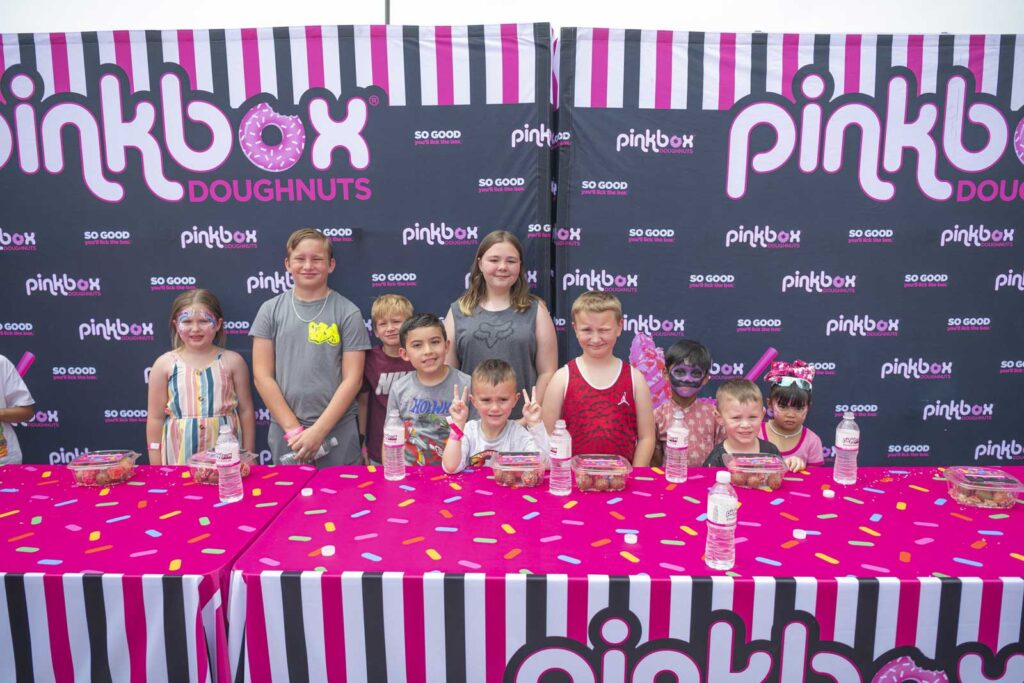 Pinkbox Doughnuts grand opening celebration in Pahrump, NV
