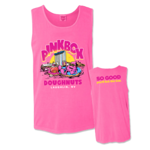 Pinkbox Doughnuts Laughlin limited edition tank top