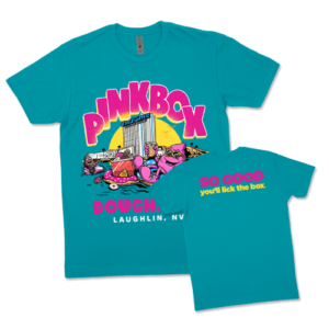 Pinkbox Doughnuts Laughlin limited edition t shirt